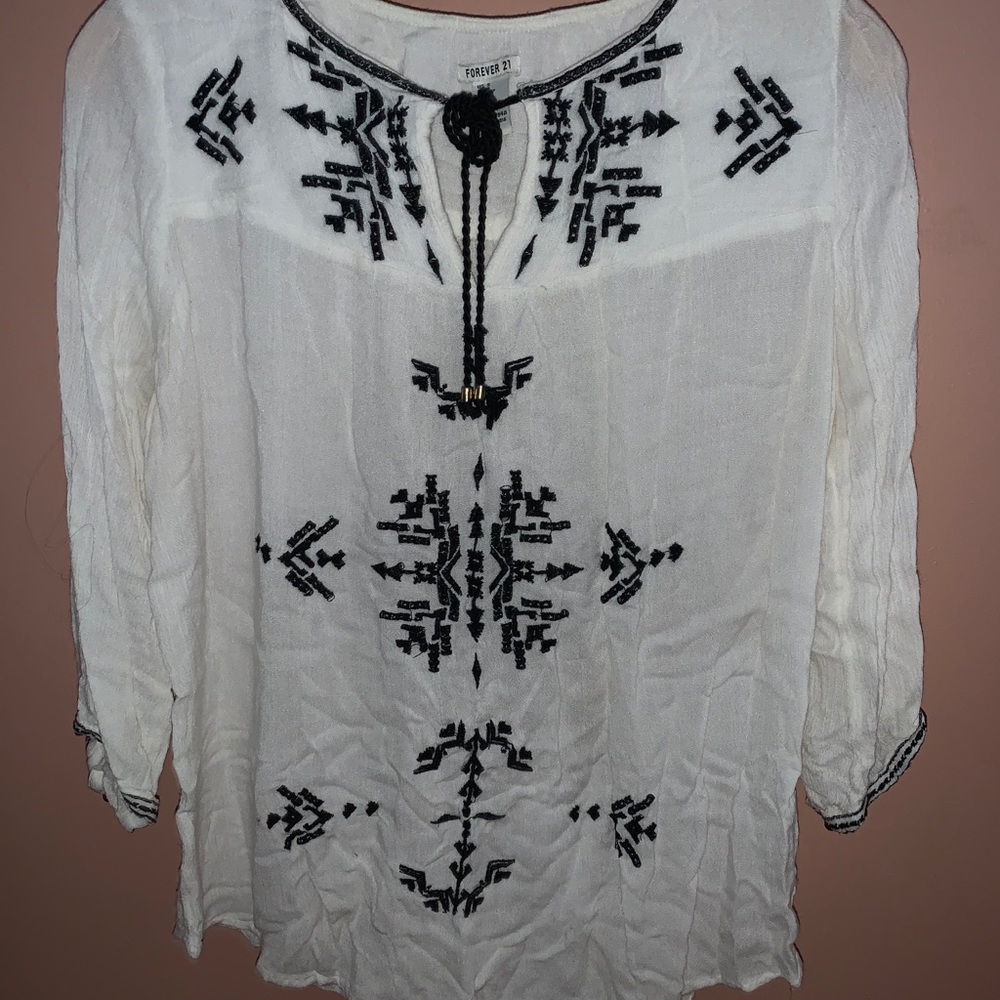 Forever 21 3/4 sleeve top